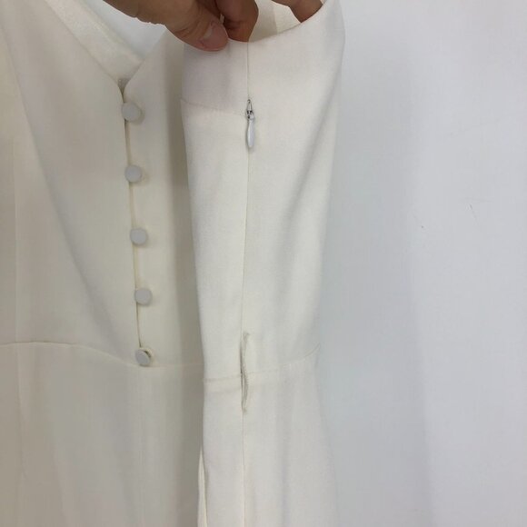 Aritzia Little Moon White Petunia short romper size 10 - Picture 14 of 16